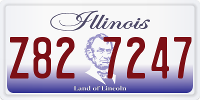 IL license plate Z827247