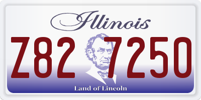 IL license plate Z827250