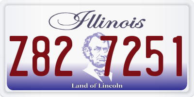 IL license plate Z827251