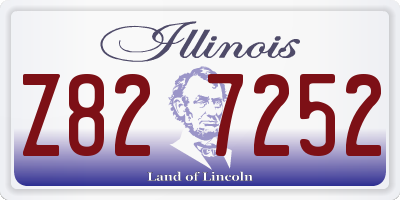 IL license plate Z827252