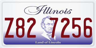 IL license plate Z827256
