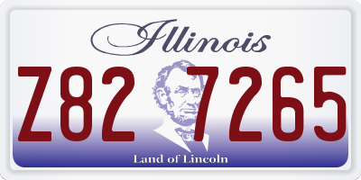 IL license plate Z827265