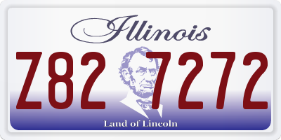 IL license plate Z827272