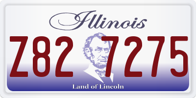 IL license plate Z827275