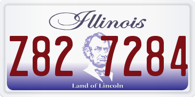 IL license plate Z827284