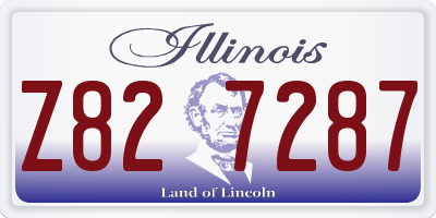 IL license plate Z827287