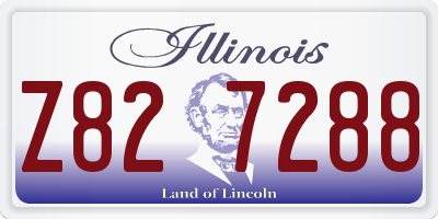 IL license plate Z827288