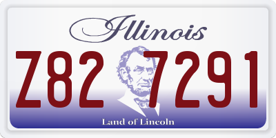 IL license plate Z827291