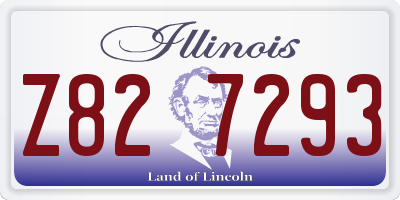 IL license plate Z827293