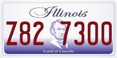 IL license plate Z827300