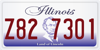 IL license plate Z827301