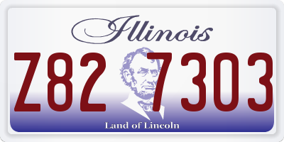 IL license plate Z827303