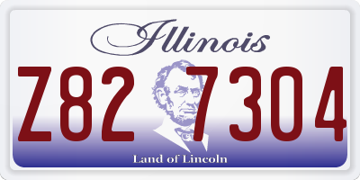 IL license plate Z827304