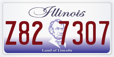 IL license plate Z827307