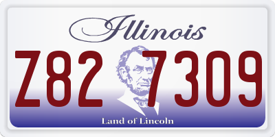 IL license plate Z827309