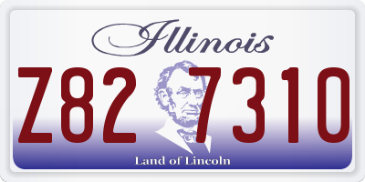 IL license plate Z827310