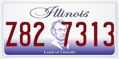 IL license plate Z827313