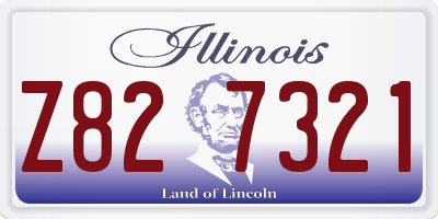IL license plate Z827321