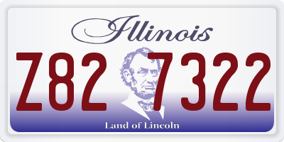 IL license plate Z827322