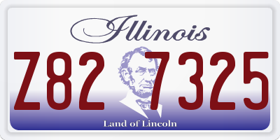 IL license plate Z827325
