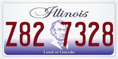 IL license plate Z827328