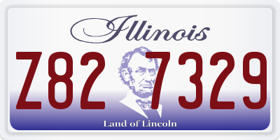IL license plate Z827329