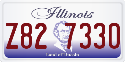 IL license plate Z827330