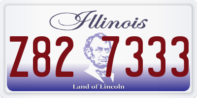 IL license plate Z827333
