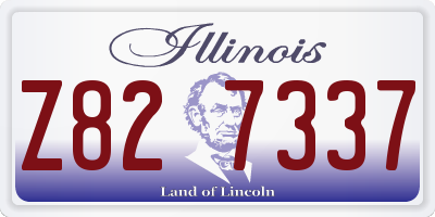 IL license plate Z827337
