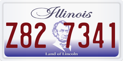 IL license plate Z827341