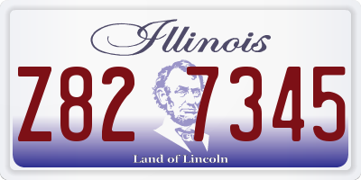 IL license plate Z827345