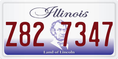 IL license plate Z827347