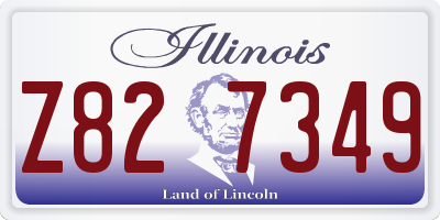 IL license plate Z827349