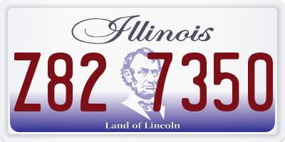 IL license plate Z827350