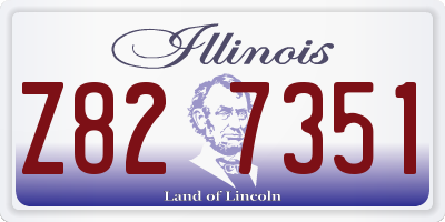IL license plate Z827351