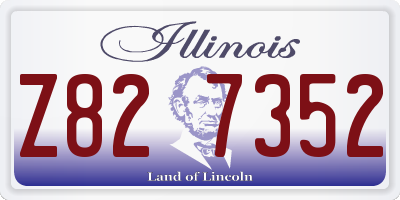 IL license plate Z827352
