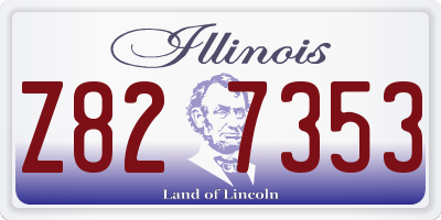 IL license plate Z827353