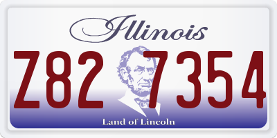 IL license plate Z827354