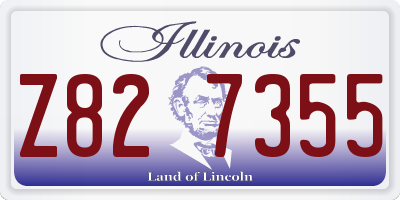 IL license plate Z827355