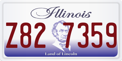 IL license plate Z827359