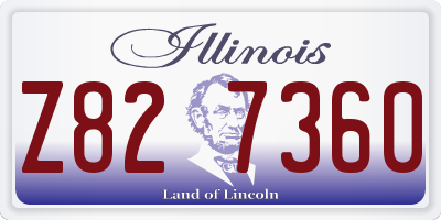 IL license plate Z827360