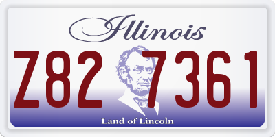 IL license plate Z827361
