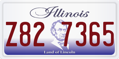 IL license plate Z827365