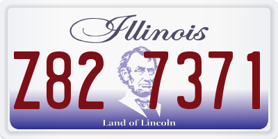IL license plate Z827371