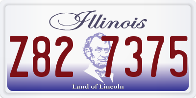 IL license plate Z827375