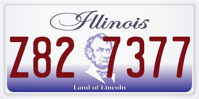 IL license plate Z827377