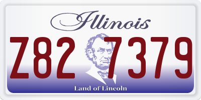 IL license plate Z827379