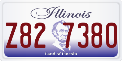 IL license plate Z827380