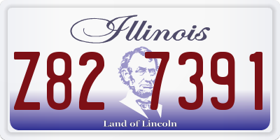 IL license plate Z827391