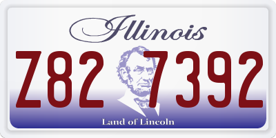 IL license plate Z827392